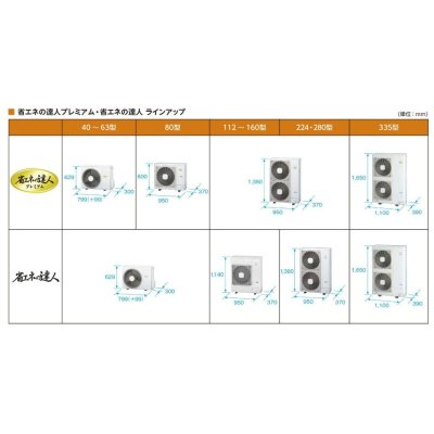 画像2: 徳島・香川・高知・愛媛・業務用エアコン　日立　てんかせ2方向　トリプル　RCID-AP160SHG3　160型（6馬力）　「省エネの達人」　三相200V