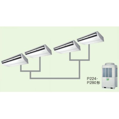 画像1: 徳島・香川・高知・愛媛・業務用エアコン　東芝　天井吊形　同時ダブルツイン　ワイヤードリモコン　省工ネneo　ACSF28075M2　P280（10馬力）　スーパーパワーエコキュープ　三相200V